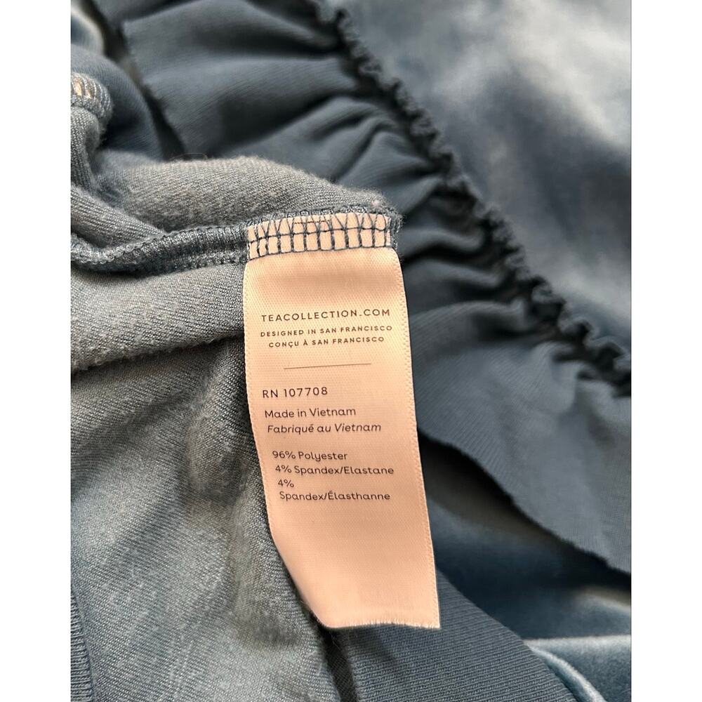 Tea Collection Velour Ruffle Tunic Top, Size 8 - Picture 6 of 8